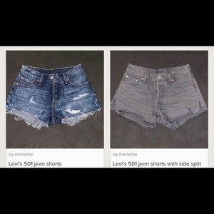 Bundle-2 pairs of Levi’s 501 jean short